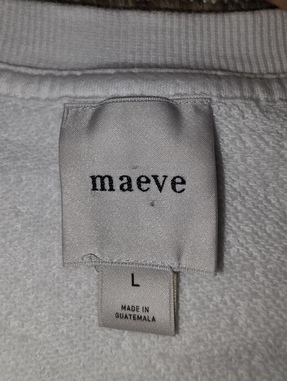 Anthropologie Maeve heart printed sweatshirt Size Large - Picture 5 of 9
